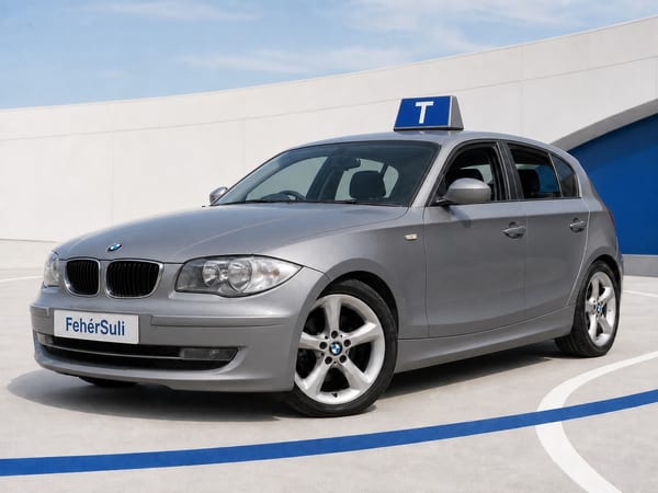 BMW 1 Series oktatóautó - Jáger Andrea